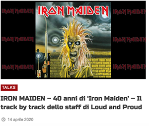 iron maiden 40 anni